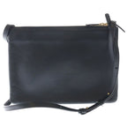 Celine Trio Mini Shoulder Bag Black Leather Gold