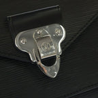 Louis Vuitton Epi Neo Monceau 2-Way Shoulder Bag Black Red Noir Leather Silver