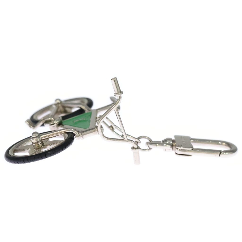 Louis Vuitton Key Holder Sac Bike Bag Charm Silver