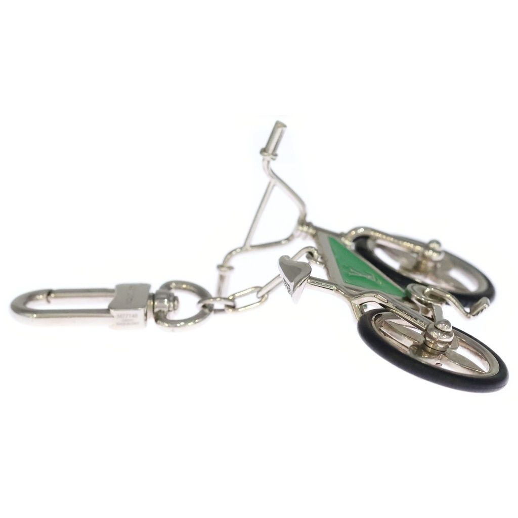 Louis Vuitton Key Holder Sac Bike Bag Charm Silver