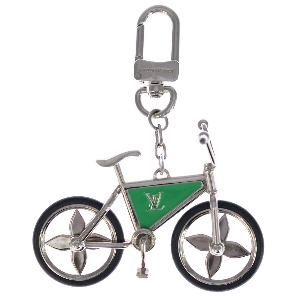 Louis Vuitton Key Holder Sac Bike Bag Charm Silver