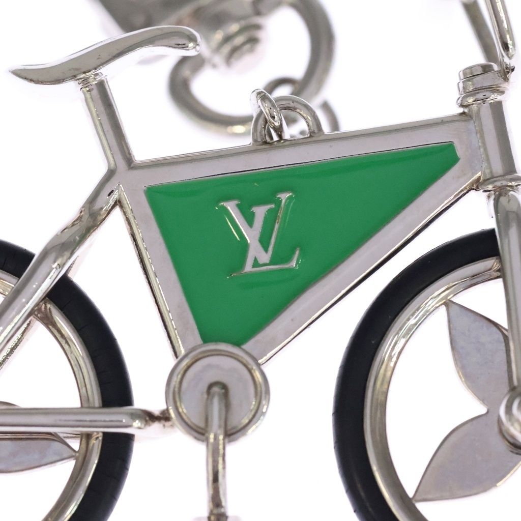 Louis Vuitton Key Holder Sac Bike Bag Charm Silver