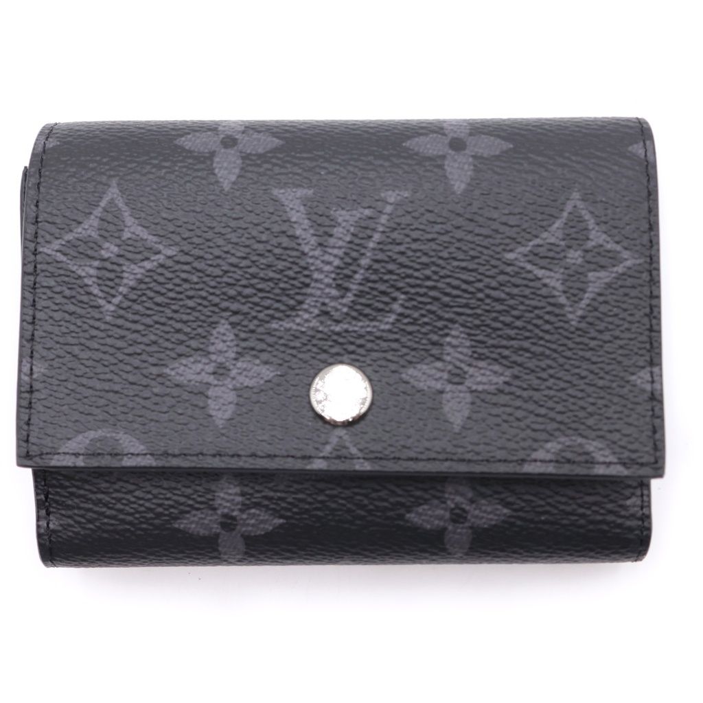 Louis Vuitton Monogram Eclipse Victor Wallet Leather Black