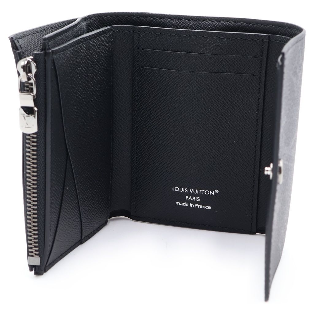 Louis Vuitton Monogram Eclipse Victor Wallet Leather Black