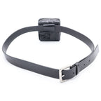 Bottega Veneta Cassette Maxi Intrecciato Belt Waist Back Black Leather