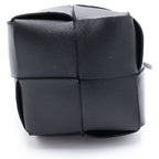 Bottega Veneta Small Cassette Mini Shoulder Bag Black Leather