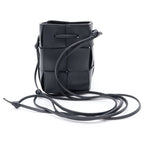Bottega Veneta Small Cassette Mini Shoulder Bag Black Leather