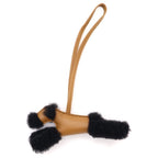 Hermes Buddy Charm Black Sesame Agneau Milo