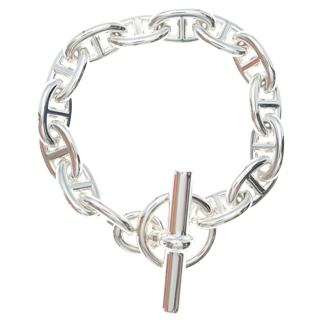 Hermes Chaine D'ancre MM Bracelet Chain Silver 14 Pieces