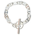 Hermes Chaine D'ancre MM Bracelet Chain Silver 14 Pieces