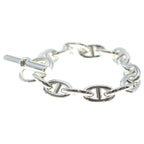 Hermes Chaine D'ancre MM Bracelet Chain Silver 14 Pieces