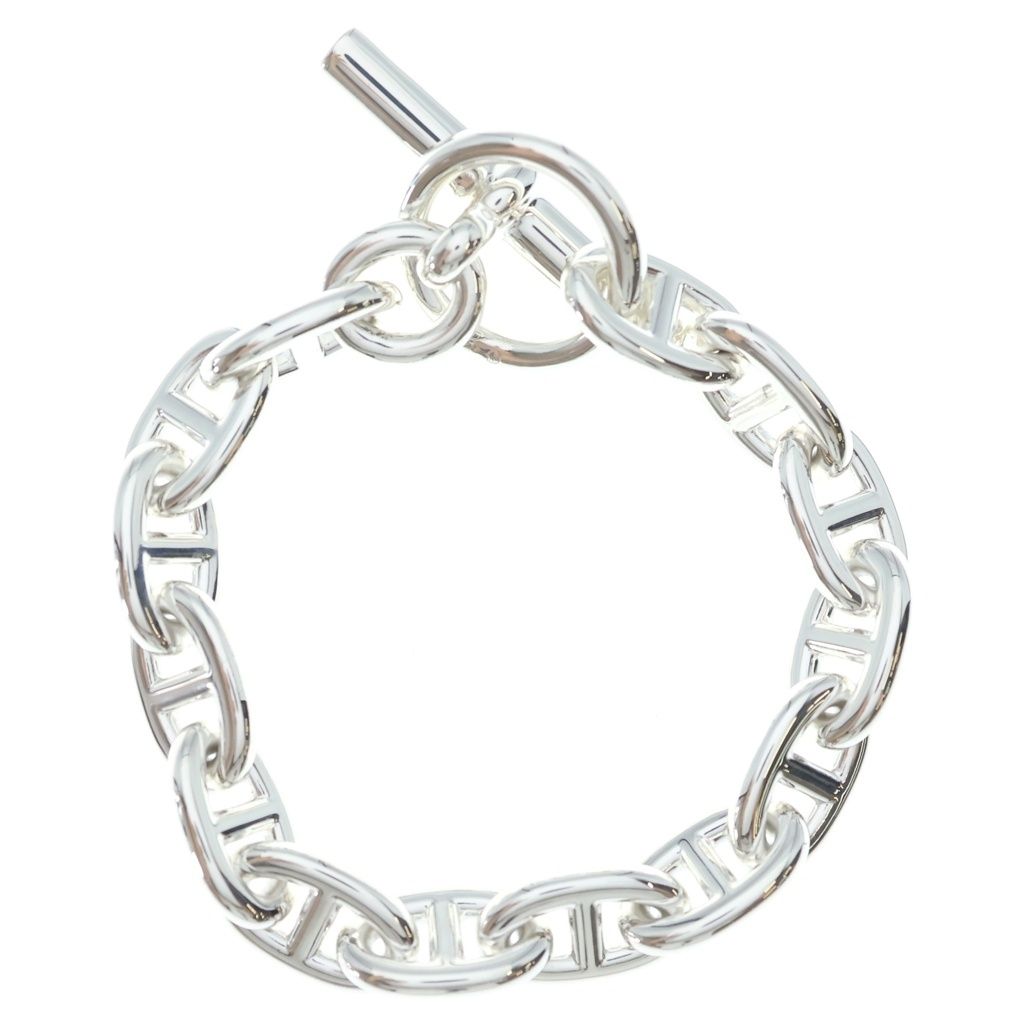 Hermes Chaine D'ancre MM Bracelet Chain Silver 14 Pieces