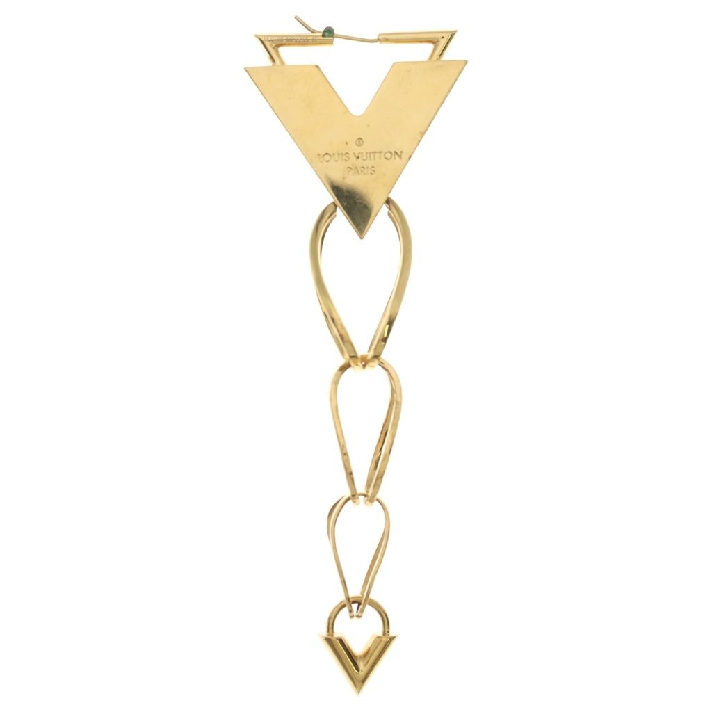 Louis Vuitton Single Earring Book le Doreil Infinivi Gold
