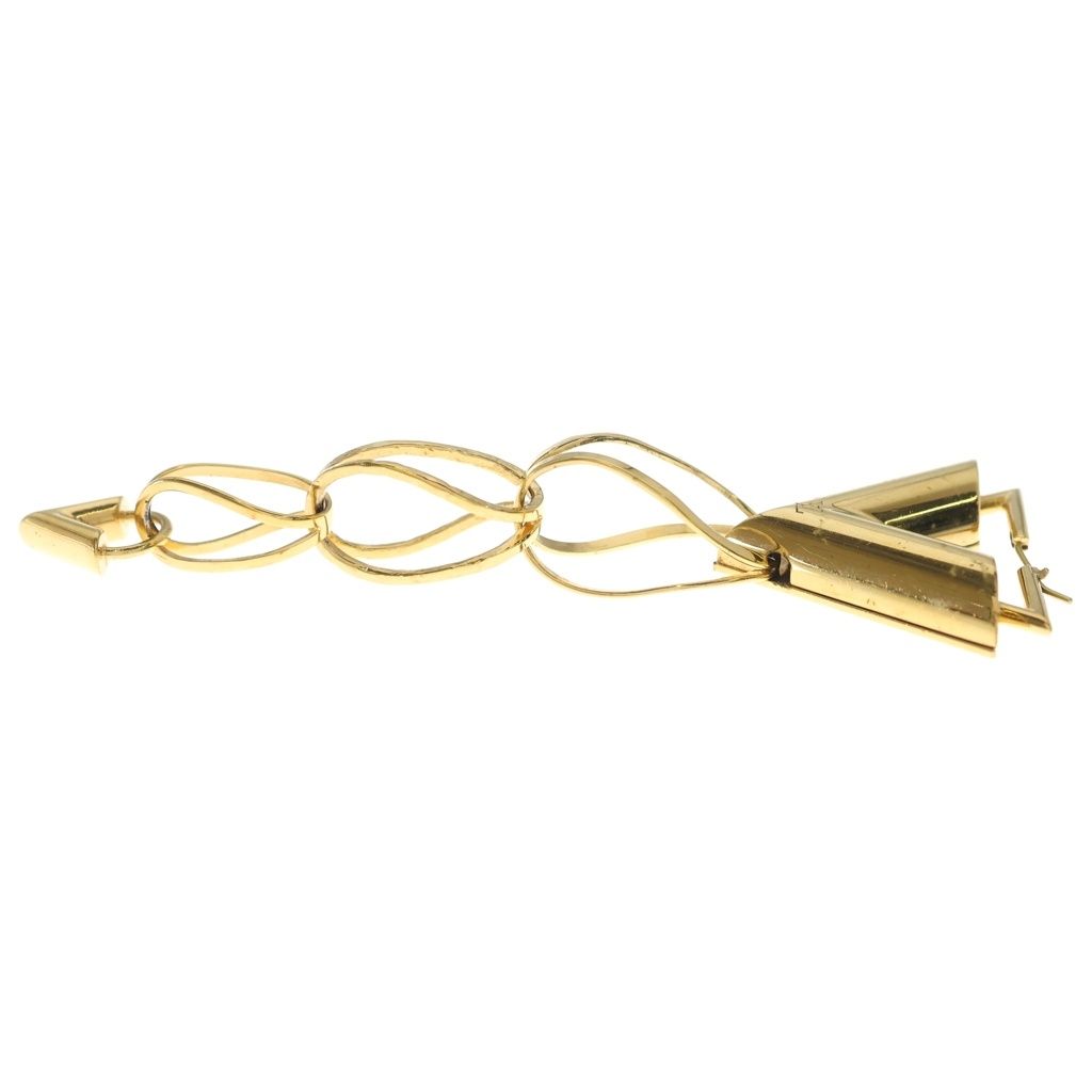 Louis Vuitton Single Earring Book le Doreil Infinivi Gold
