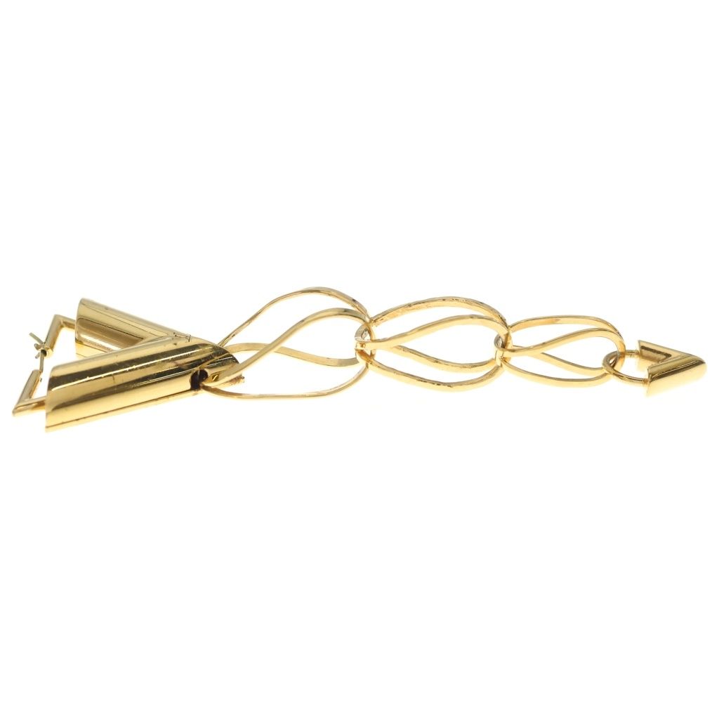 Louis Vuitton Single Earring Book le Doreil Infinivi Gold