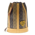 Louis Vuitton Monogram Stripe Randonnee Messenger Shoulder Bag Brown Leather