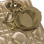 Dior Lady Dior MY Abcdior My Abc Small Gold Cannage Handbag