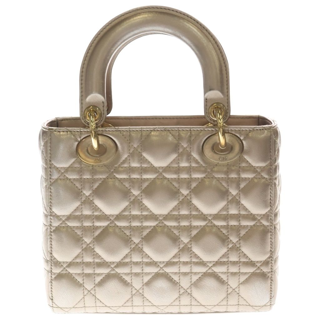 Dior Lady Dior MY Abcdior My Abc Small Gold Cannage Handbag