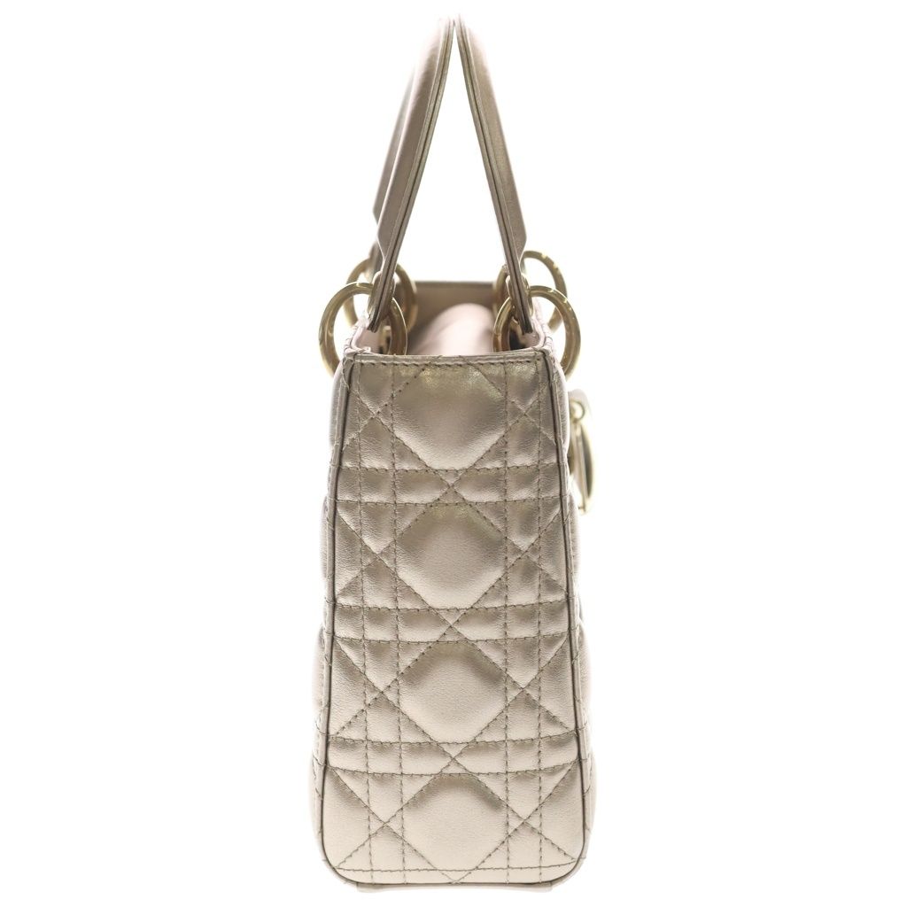 Dior Lady Dior MY Abcdior My Abc Small Gold Cannage Handbag