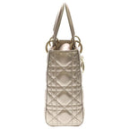 Dior Lady Dior MY Abcdior My Abc Small Gold Cannage Handbag