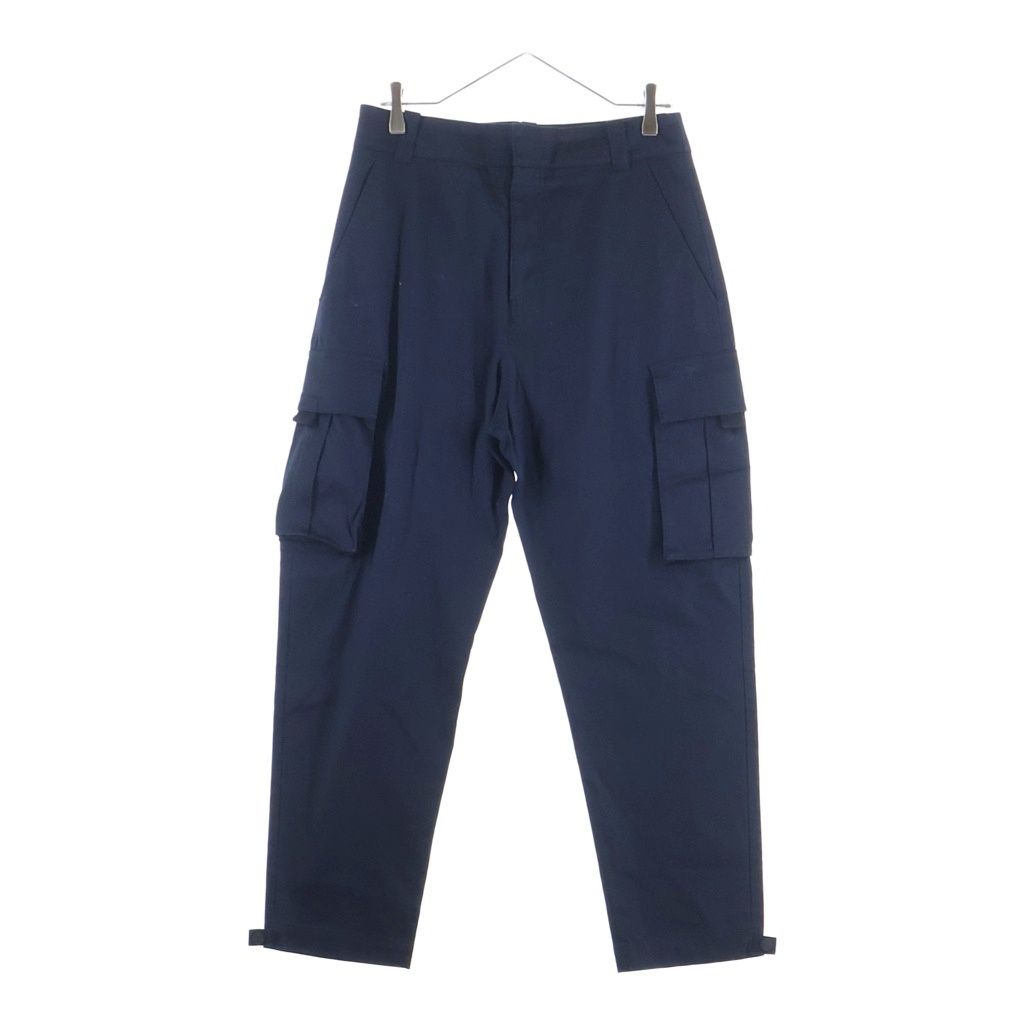 Dior Logo Patch Cotton Cargo Pants Navy