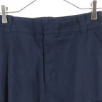 Dior Logo Patch Cotton Cargo Pants Navy — view 3