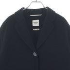 Hermes Clou de Selle Double Face Long Chesterfield Cashmere Black Jacket — view 3