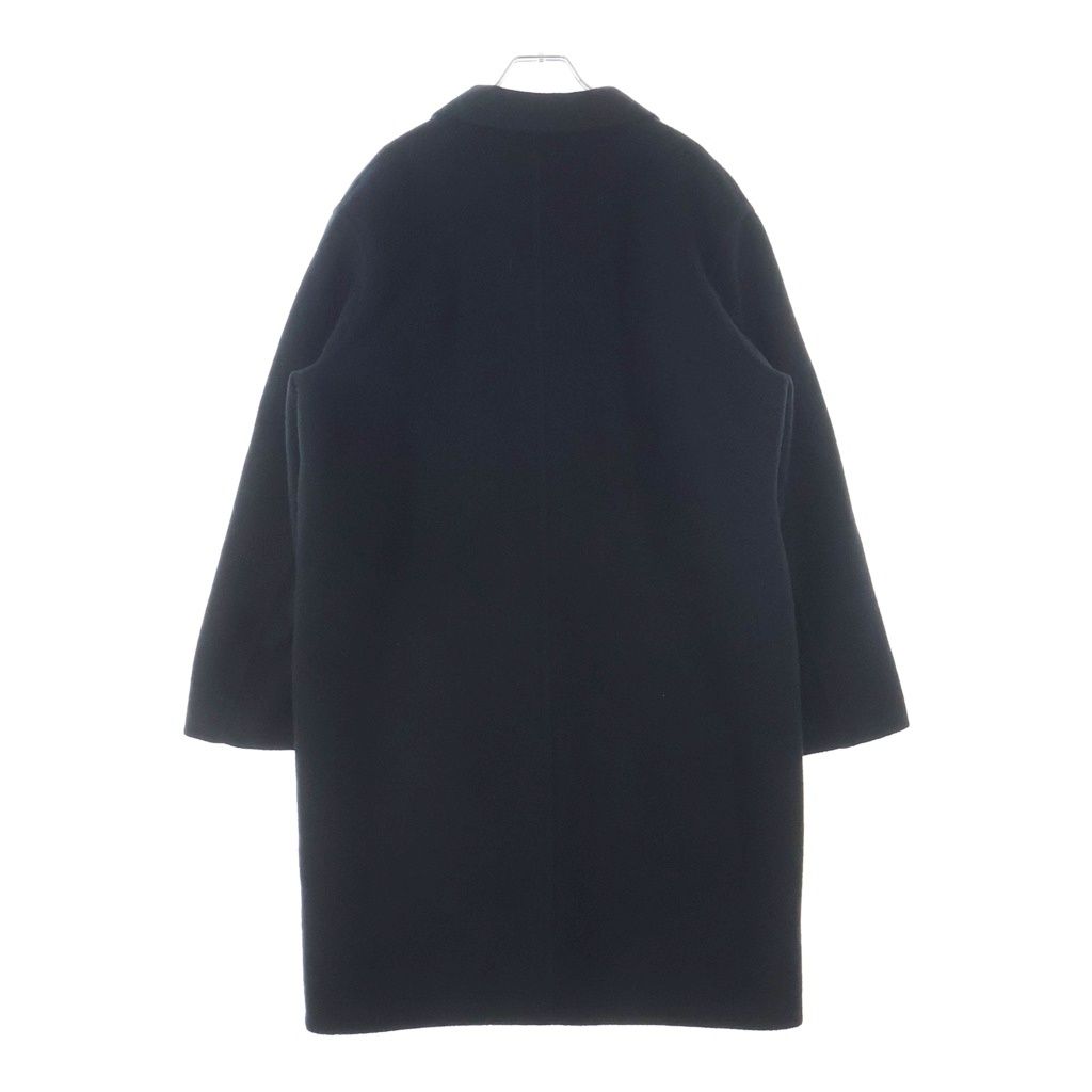 Hermes Clou de Selle Double Face Long Chesterfield Cashmere Black Jacket — view 2