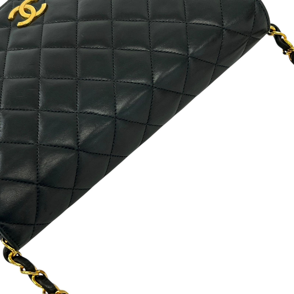 Chanel Shoulder Bag Quilted 23 Black Chain