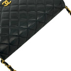 Chanel Shoulder Bag Quilted 23 Black Chain
