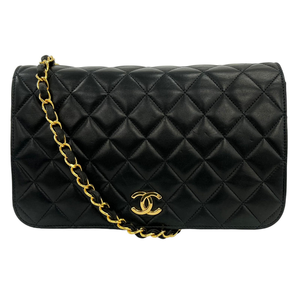 Chanel Shoulder Bag Quilted 23 Black Chain