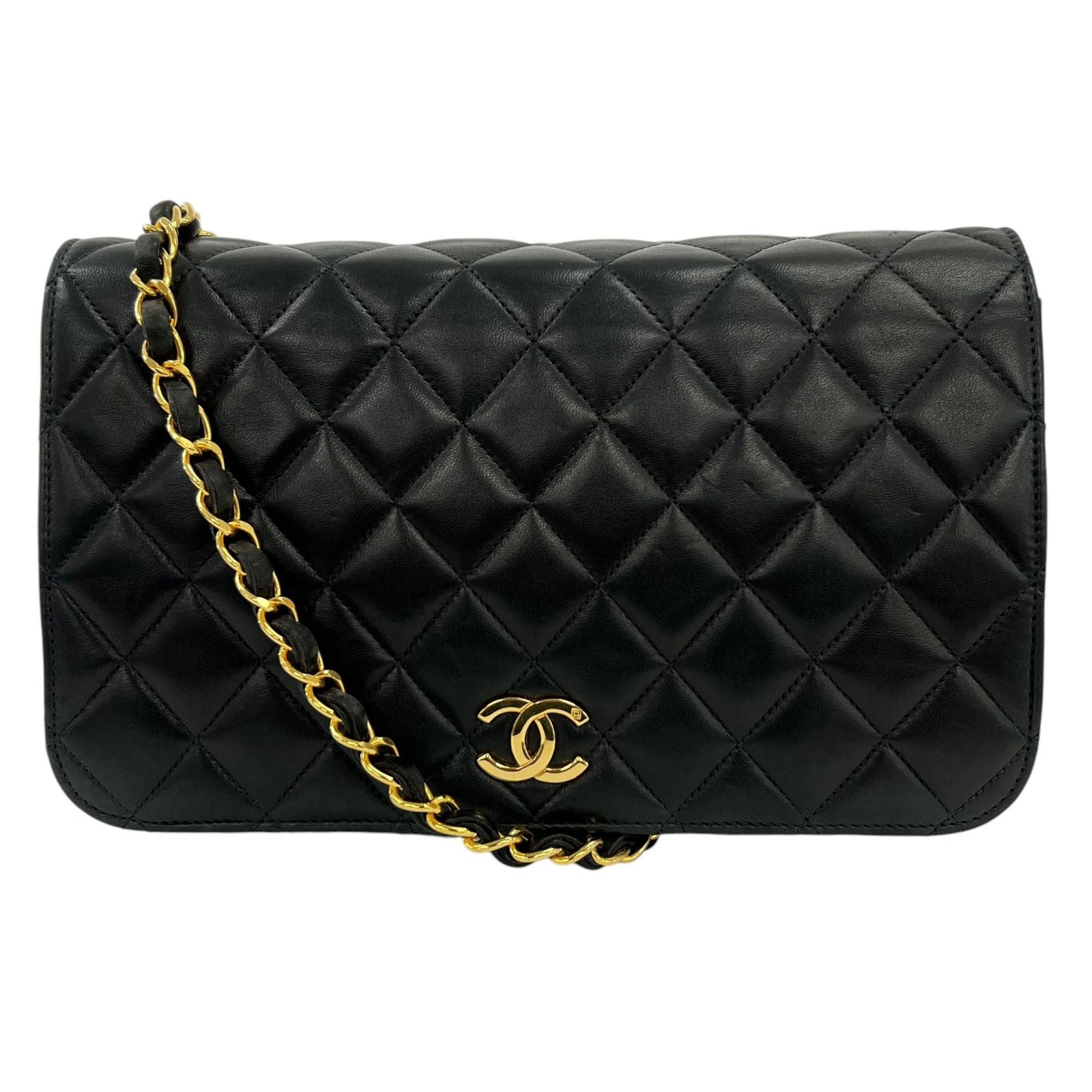 Chanel Shoulder Bag Quilted 23 Black Chain