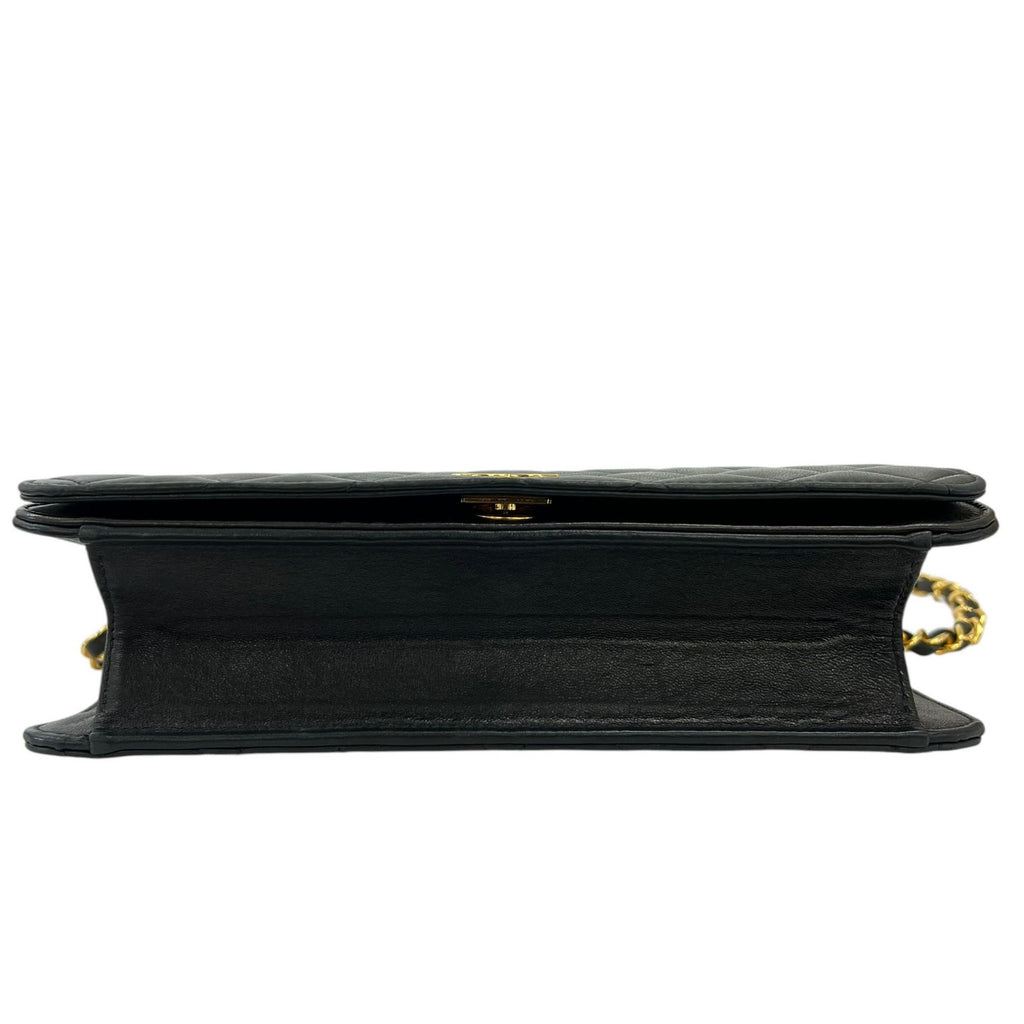 Chanel Shoulder Bag Quilted 23 Black Chain