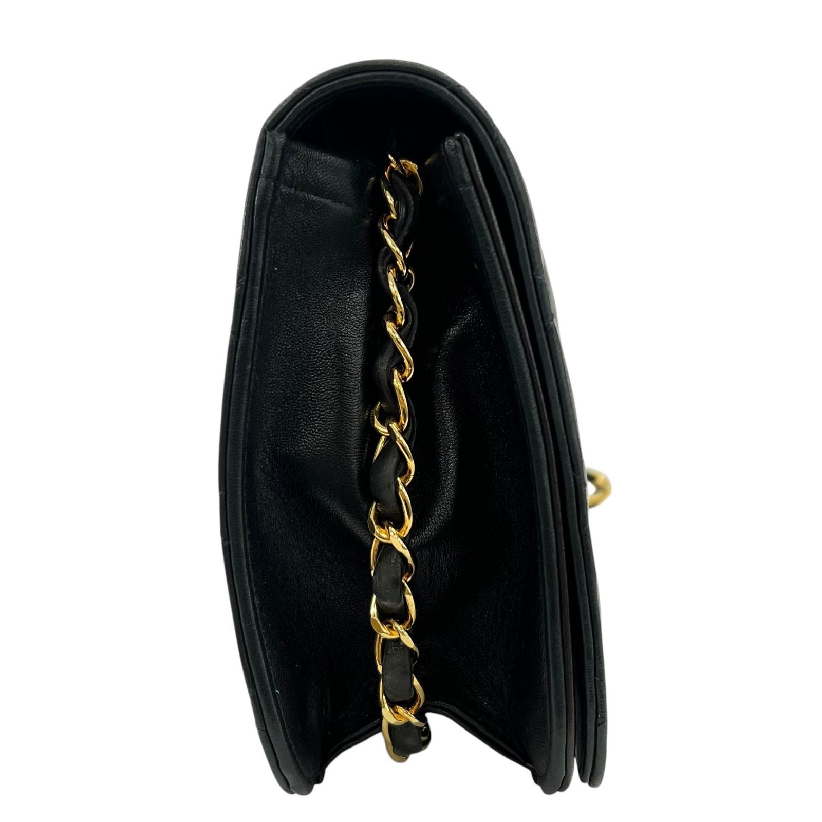 Chanel Shoulder Bag Quilted 23 Black Chain
