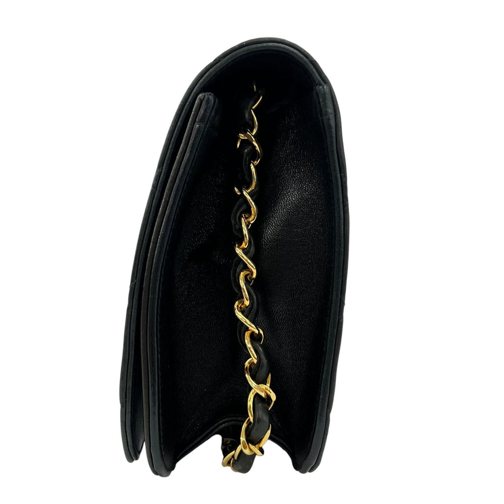 Chanel Shoulder Bag Quilted 23 Black Chain