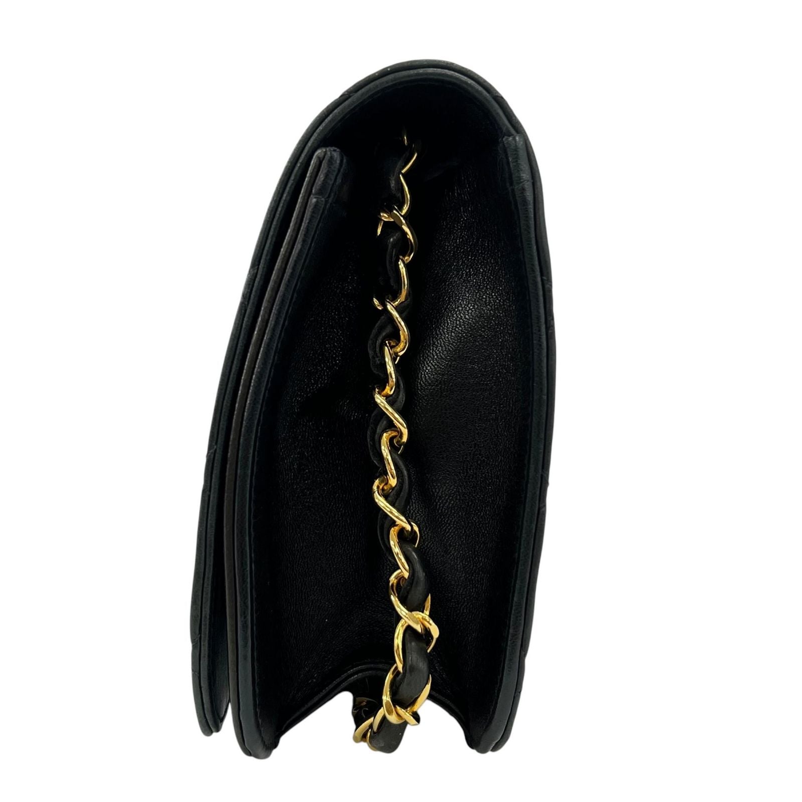Chanel Shoulder Bag Quilted 23 Black Chain