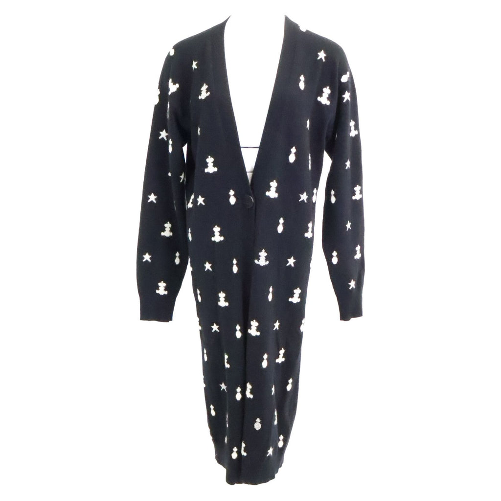 Hermes Poste Et Cavalerie Cashmere Long Cardigan 36