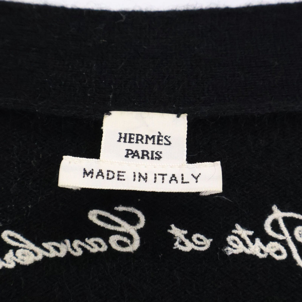 Hermes Poste Et Cavalerie Cashmere Long Cardigan 36 — view 5