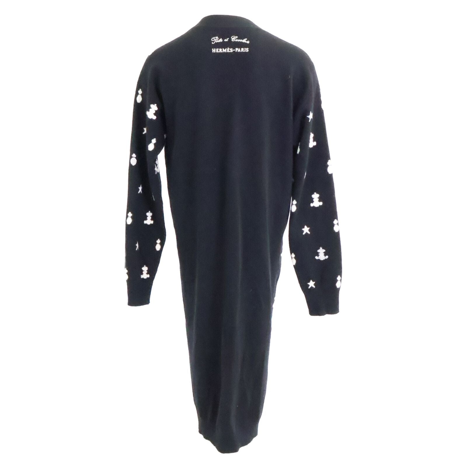 Hermes Poste Et Cavalerie Cashmere Long Cardigan 36 — view 3