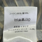 Dior Blue Linen Cotton Strife Shirt 38 — view 5