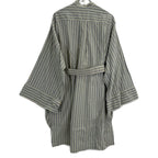 Dior Blue Linen Cotton Strife Shirt 38 — view 2