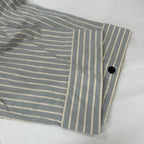 Dior Blue Linen Cotton Strife Shirt 38 — view 8