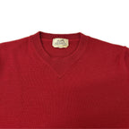 Hermes Red Side Zip Knit Sweater — view 7