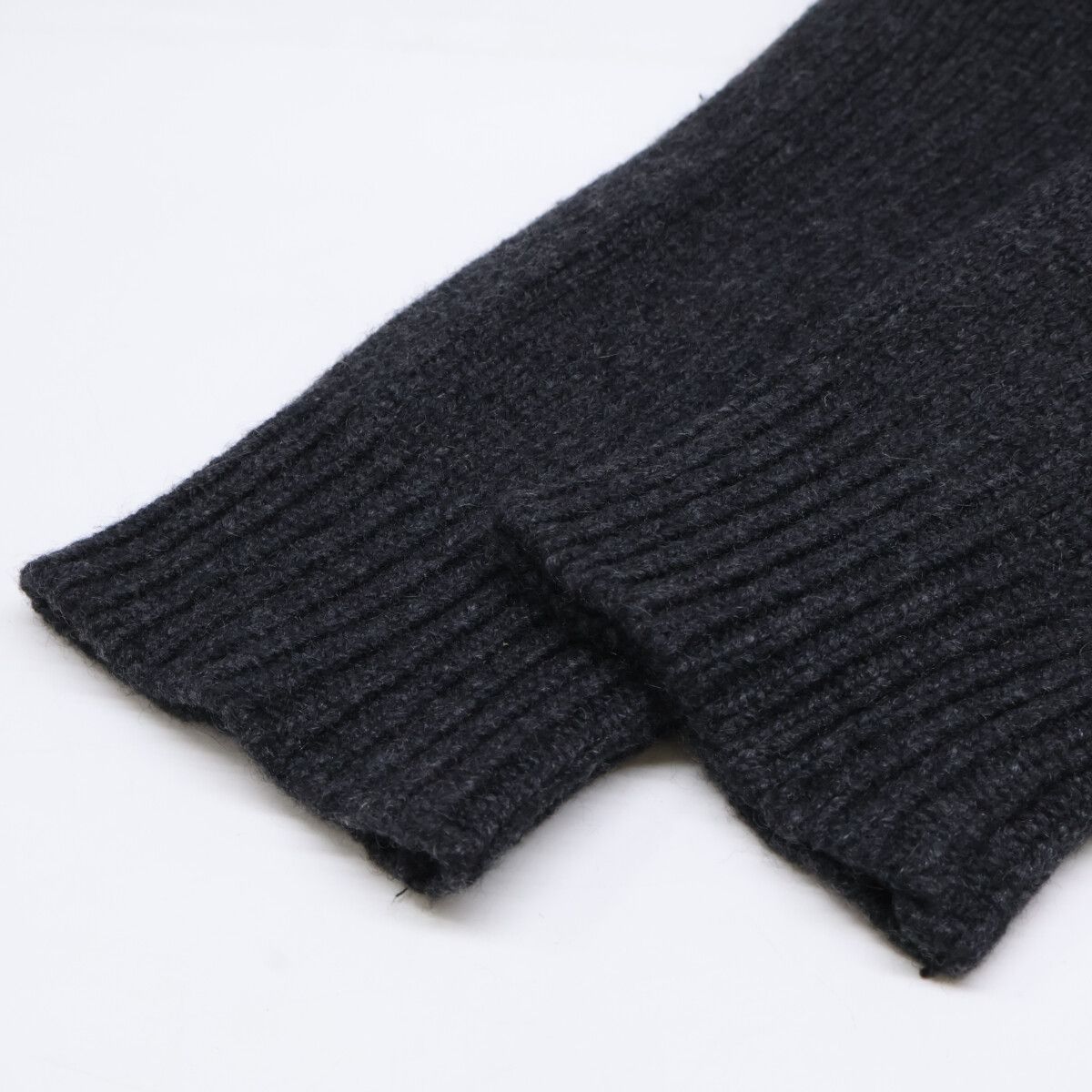 Hermes Bicolor Cashmere Blend Crew Neck Knit Sweater — view 5