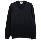 Hermes Gradient All Over Pattern V-neck Knit Sweater XL