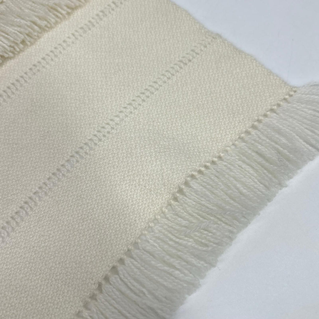 Hermes Cashmere Border Fringe Scarf