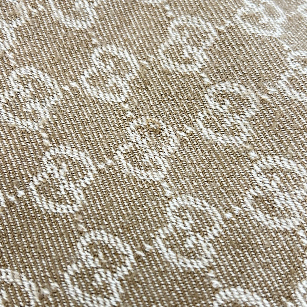 Gucci GG Pattern Fringe Wool Scarf