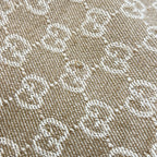 Gucci GG Pattern Fringe Wool Scarf