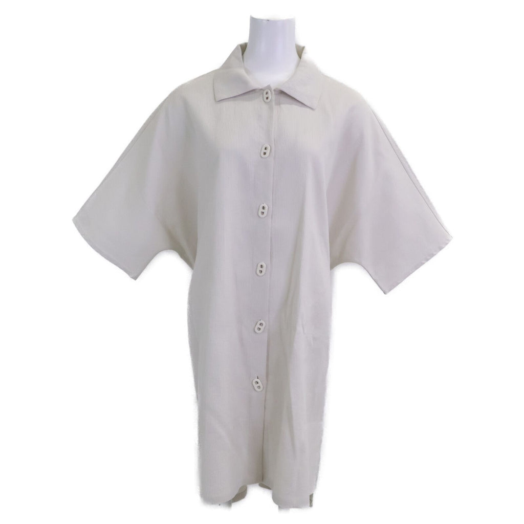 Hermes Cotton Nylon Chaine D'ancre Button Belted Shirt Dress 36