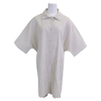 Hermes Cotton Nylon Chaine D'ancre Button Belted Shirt Dress 36